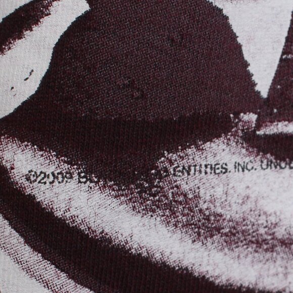 Guns N Roses Shirt Womens Medium Maroon Rock Band Tee Chopped Neckline - Picture 4 of 7